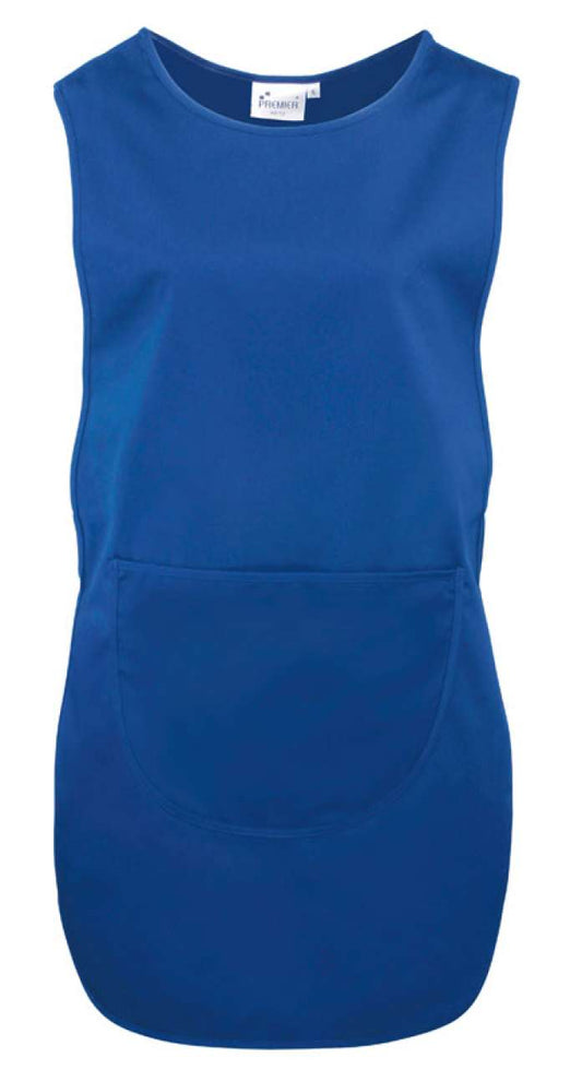 WOMEN'S LONG LENGTH POCKET TABARD - Royal - Main