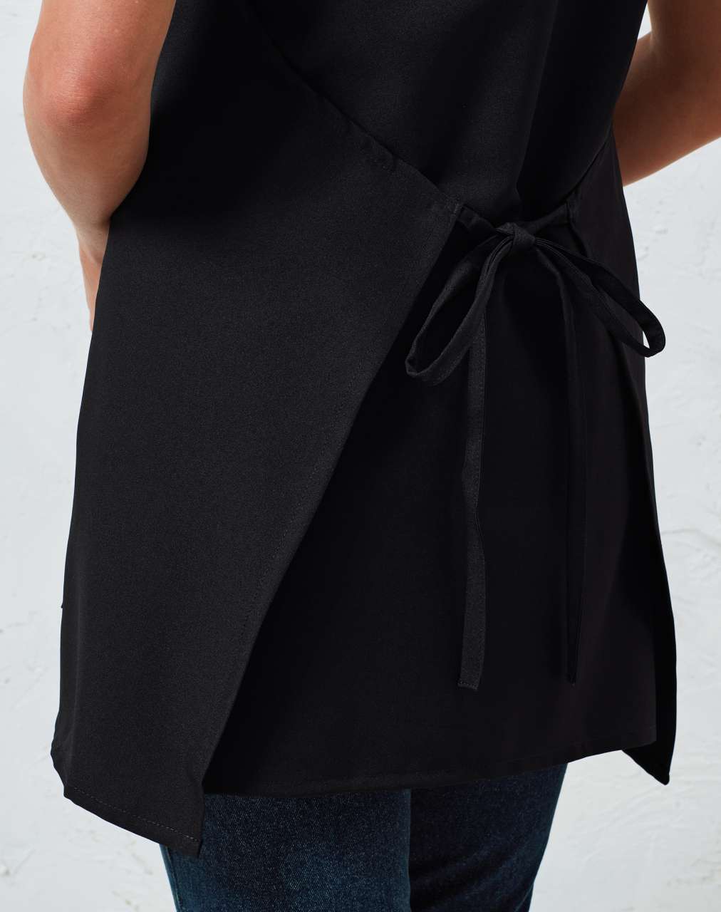 ‘TULIP' WRAP AROUND TUNIC - Black - Additional