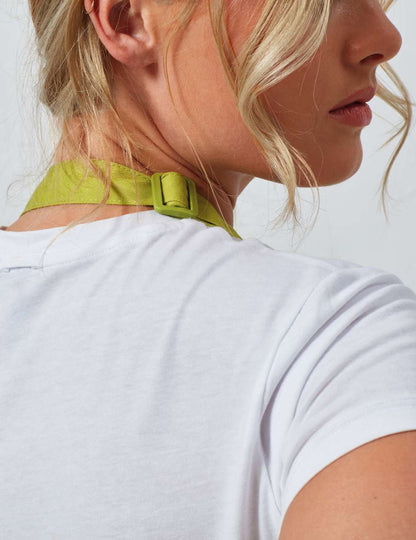 'COLOURS ' SWAP & POP APRON - STRAP - Lime