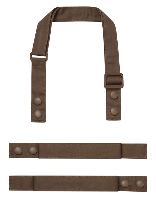 'COLOURS ' SWAP & POP APRON - STRAP - Brown