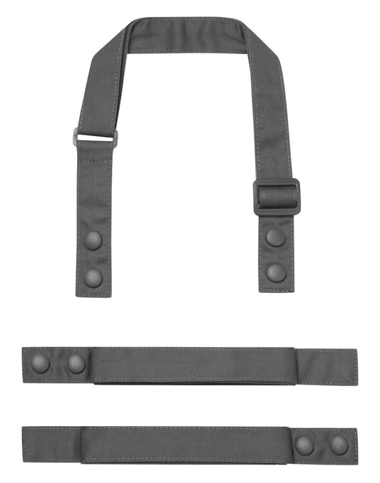 'COLOURS ' SWAP & POP APRON - STRAP - Dark Grey