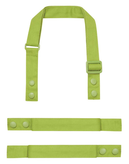 'COLOURS ' SWAP & POP APRON - STRAP - Lime