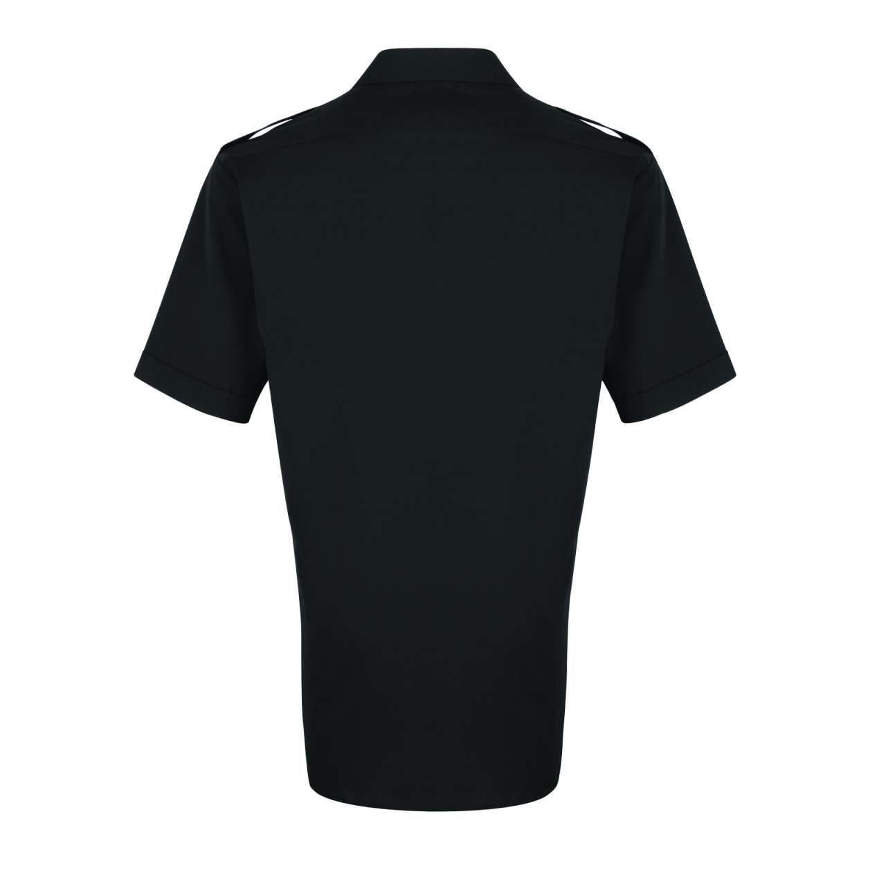 MEN’S SHORT SLEEVE PILOT SHIRT - Black - Additional