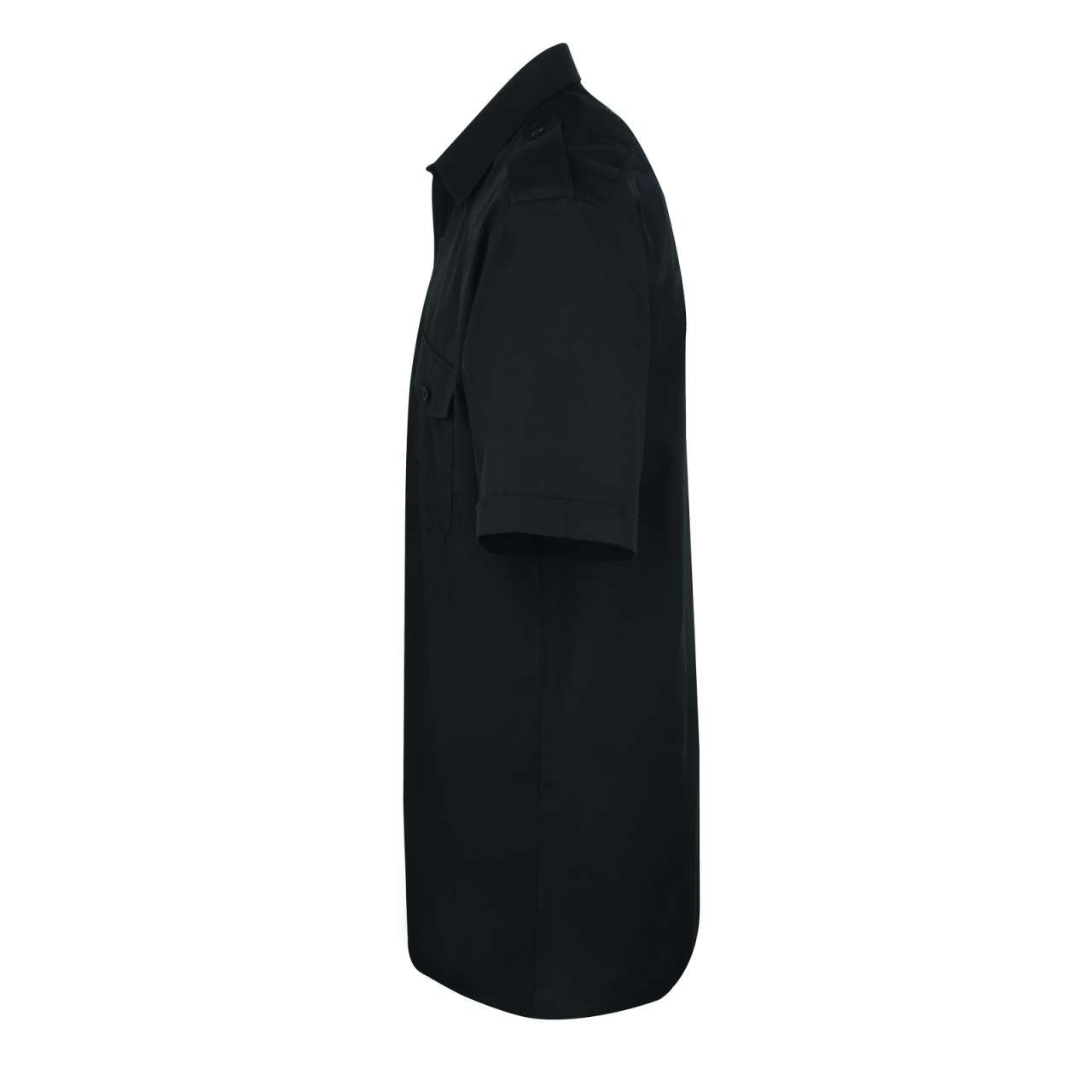 MEN’S SHORT SLEEVE PILOT SHIRT - Black - Additional