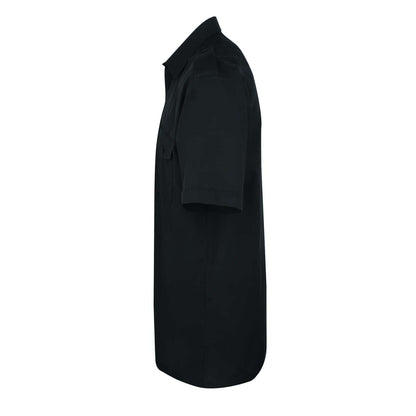 MEN’S SHORT SLEEVE PILOT SHIRT - Black - Additional