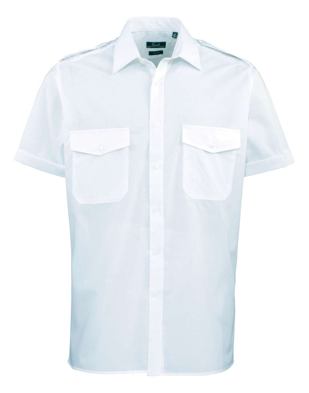 MEN’S SHORT SLEEVE PILOT SHIRT - Light Blue - Main