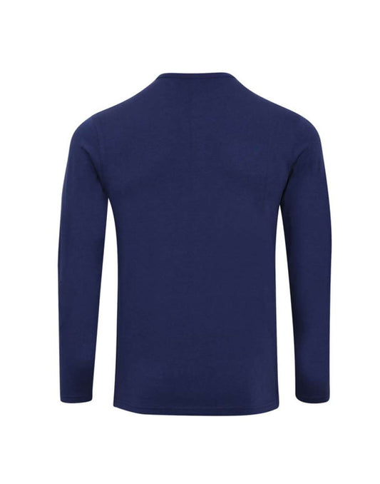 MEN'S LONG JOHN ROLL SLEEVE TEE - Indigo - Main