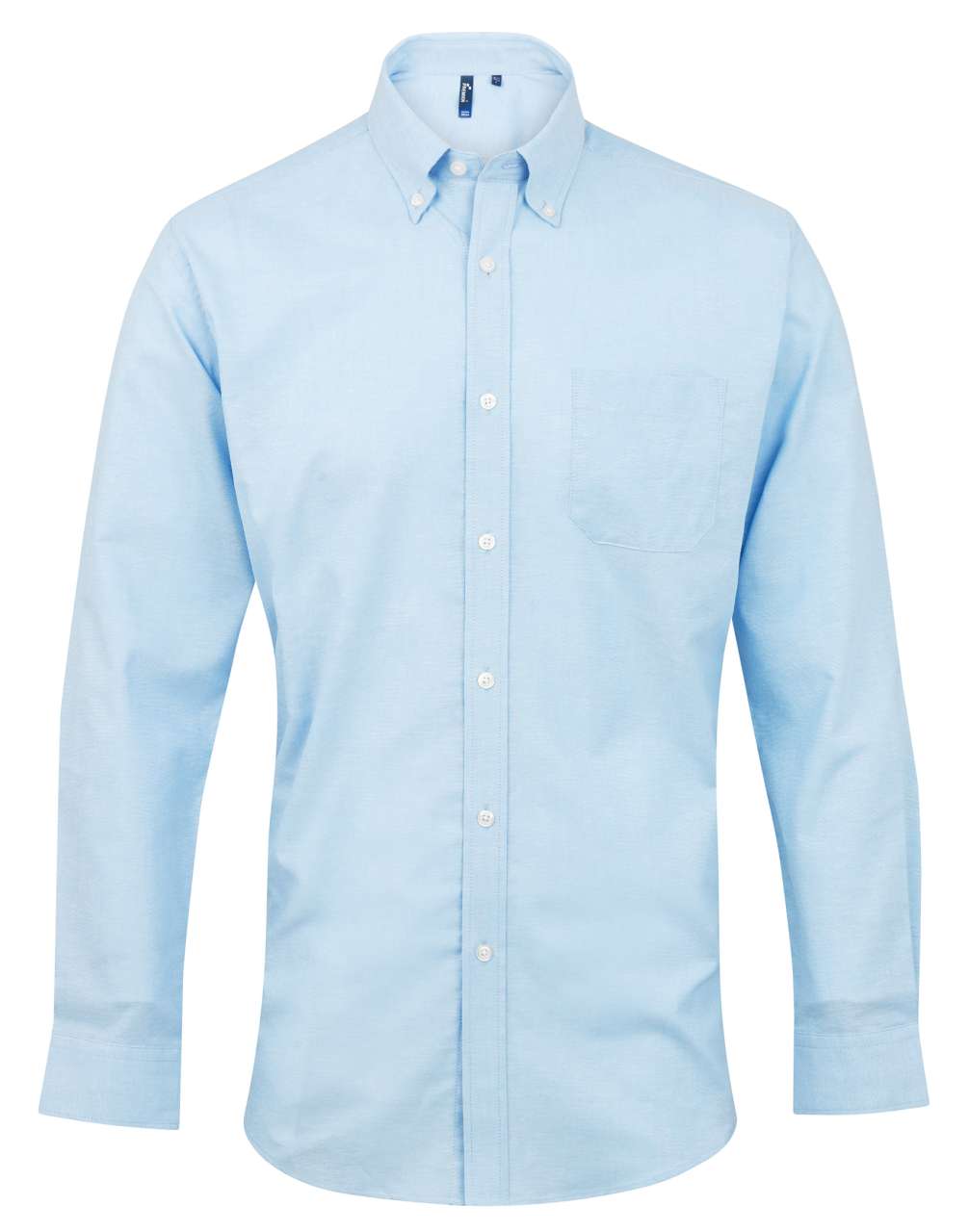 MEN’S LONG SLEEVE SIGNATURE OXFORD SHIRT - Light Blue - Main