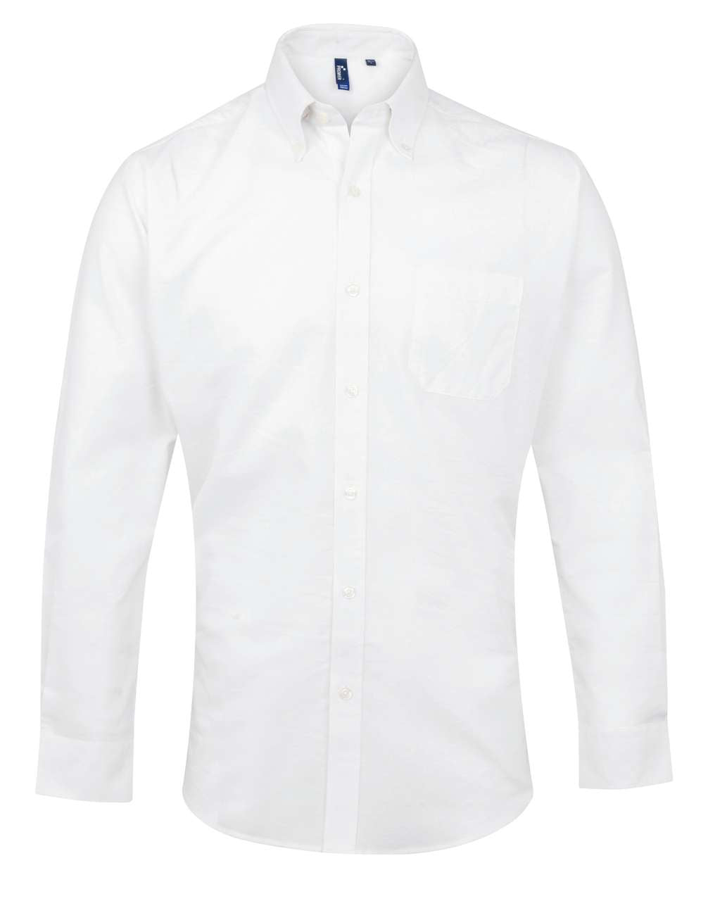 MEN’S LONG SLEEVE SIGNATURE OXFORD SHIRT - White - Main