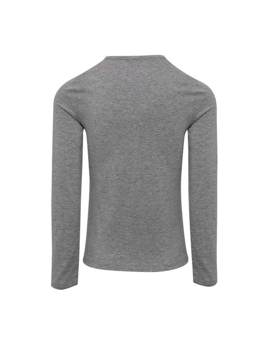 WOMEN'S LONG JOHN ROLL SLEEVE TEE - Grey Marl - Main