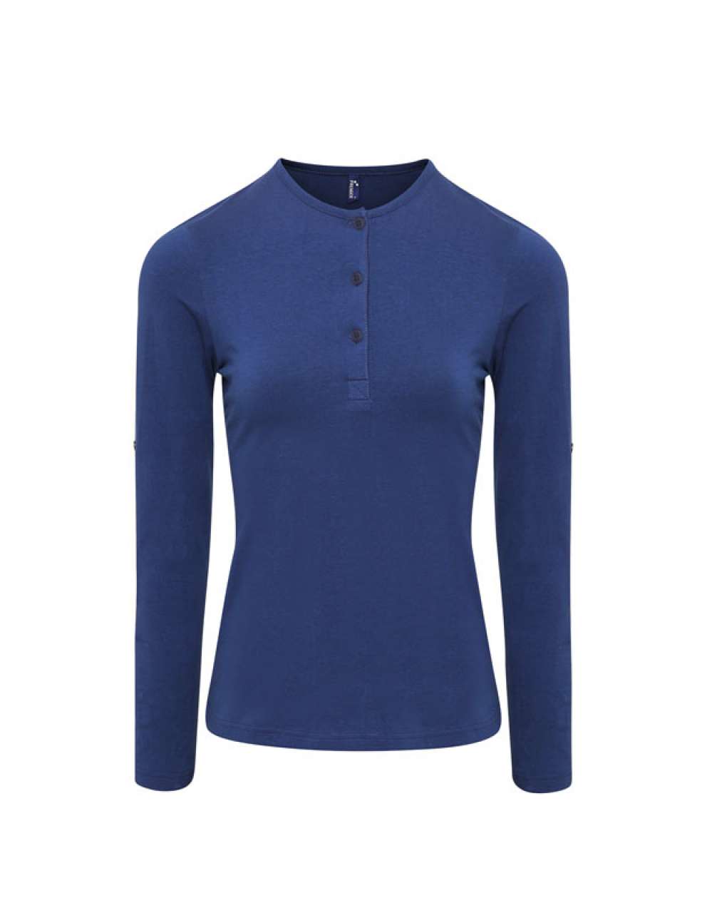 WOMEN'S LONG JOHN ROLL SLEEVE TEE - Indigo - Additional