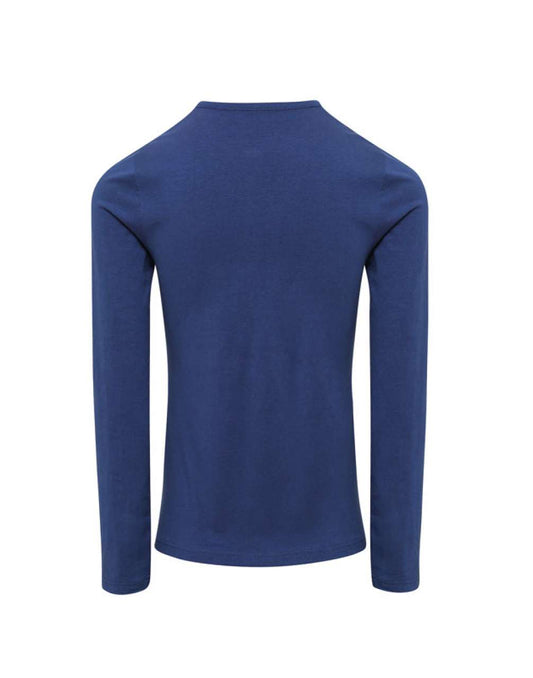 WOMEN'S LONG JOHN ROLL SLEEVE TEE - Indigo - Main