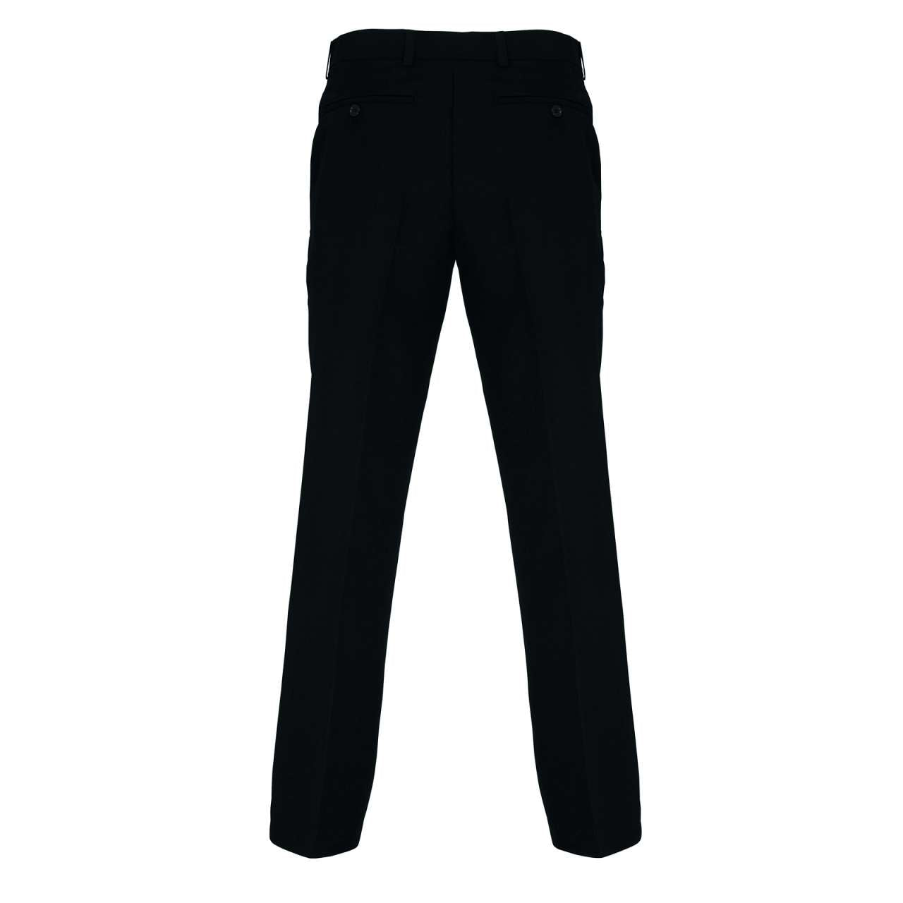 MEN’S TAILORED POLYESTER TROUSERS - Black - Main