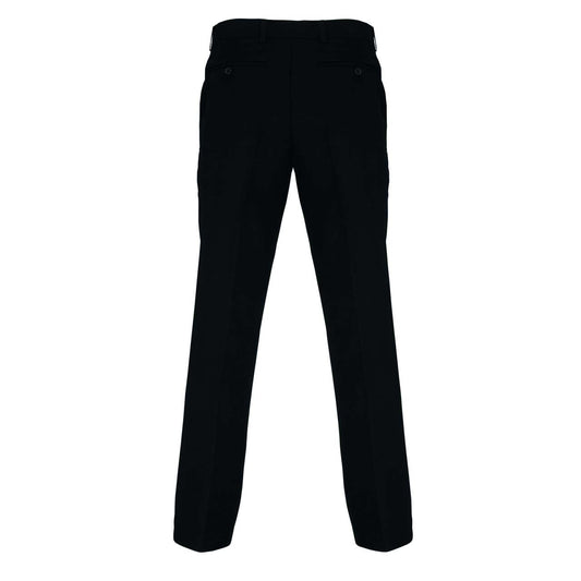MEN’S TAILORED POLYESTER TROUSERS - Black - Main