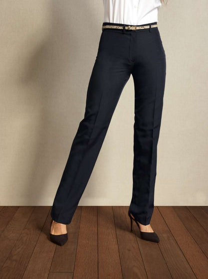 LADIES’ POLYESTER TROUSERS - Black - Additional