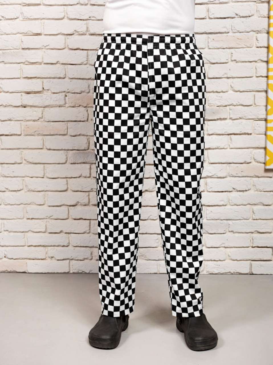 'ESSENTIAL' CHEF'S TROUSERS - Black - Additional