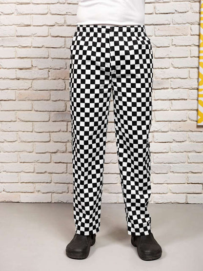 'ESSENTIAL' CHEF'S TROUSERS - Black - Additional