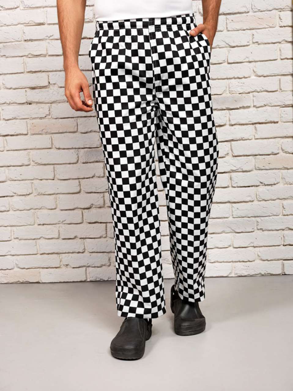 'ESSENTIAL' CHEF'S TROUSERS - Black - Additional