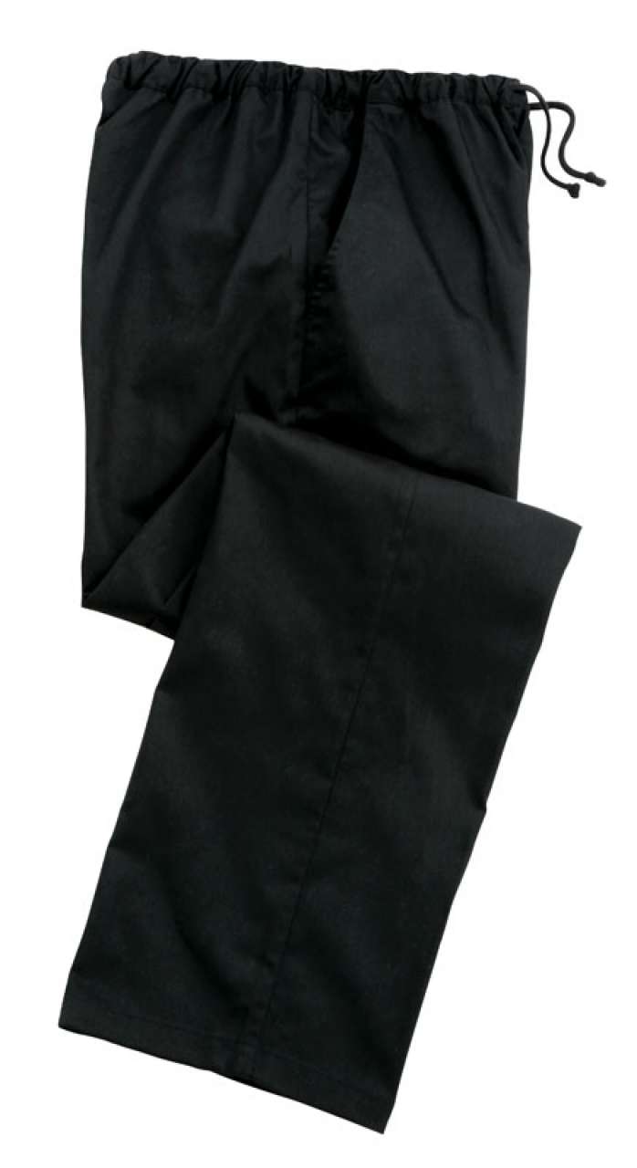 'ESSENTIAL' CHEF'S TROUSERS - Black - Main