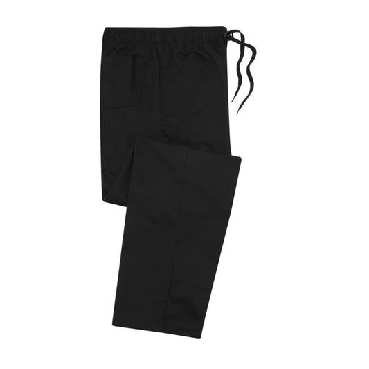 CHEF'S 'SLIM FIT' TROUSERS - Black - Main