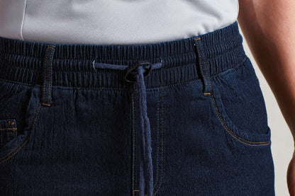 ŠÉFKUCHÁRSKE JOGGINGOVÉ NOHAVICE „ARTISAN“ – Indigo Denim