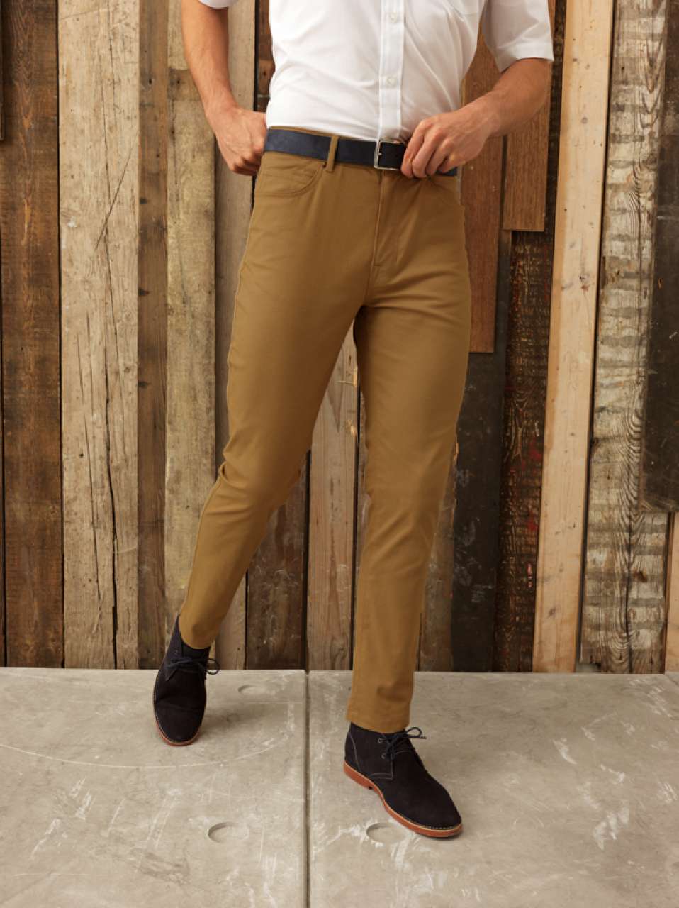 MEN'S PERFORMANCE CHINO JEANS - Camel - Additional