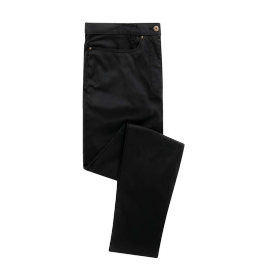 MEN'S PERFORMANCE CHINO JEANS - Black - Main