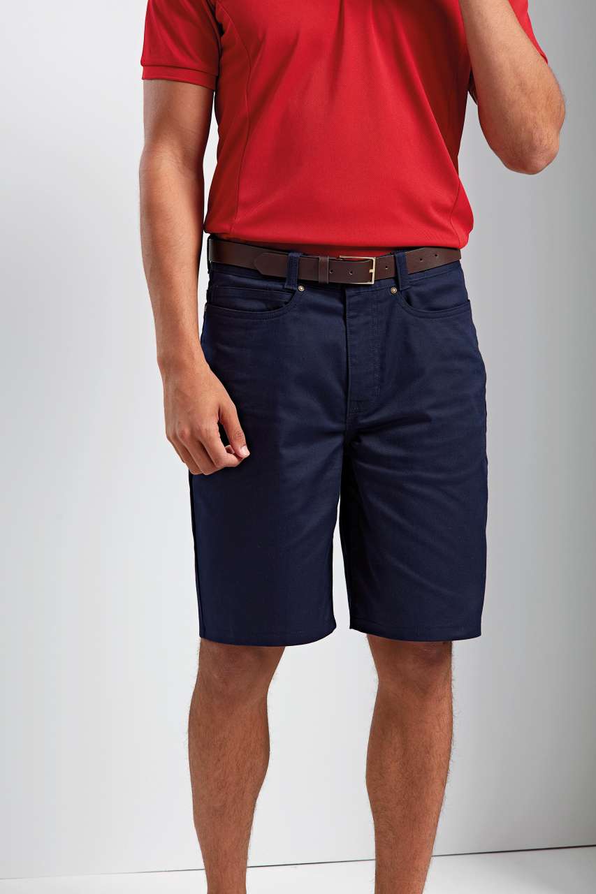 MEN'S PERFORMANCE CHINO SHORTS - Black - modelimageurl