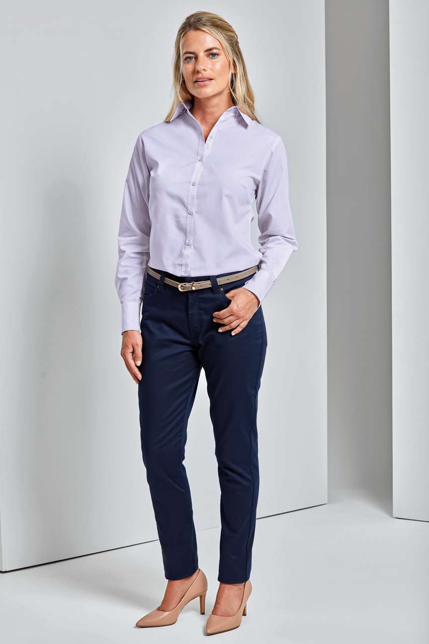 LADIES' PERFORMANCE CHINO JEANS - Camel - Additional