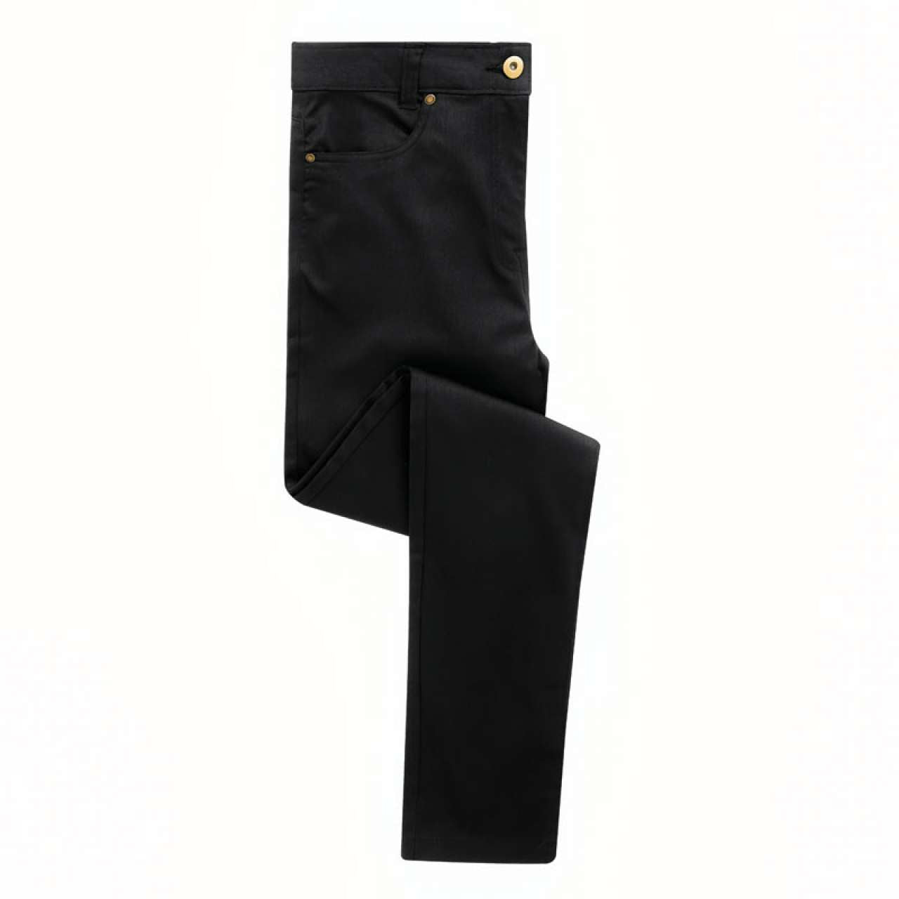 LADIES' PERFORMANCE CHINO JEANS - Black - Main