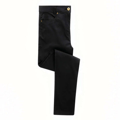 LADIES' PERFORMANCE CHINO JEANS - Black - Main
