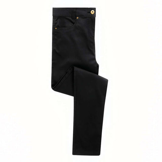 LADIES' PERFORMANCE CHINO JEANS - Black - Main