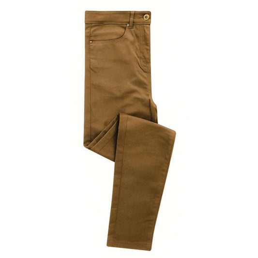 LADIES' PERFORMANCE CHINO JEANS - Camel - Main
