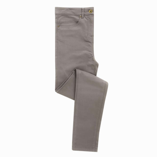 LADIES' PERFORMANCE CHINO JEANS - Steel - Main
