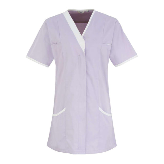 ‘DAISY’ HEALTHCARE TUNIC - Lilac/White - Main