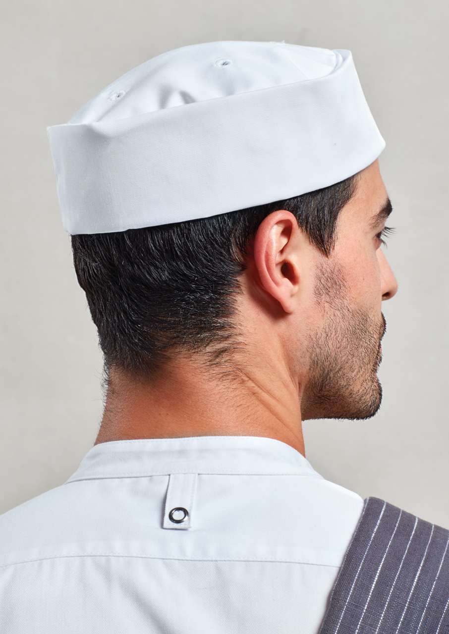 TURN-UP CHEF’S HAT - White - Additional