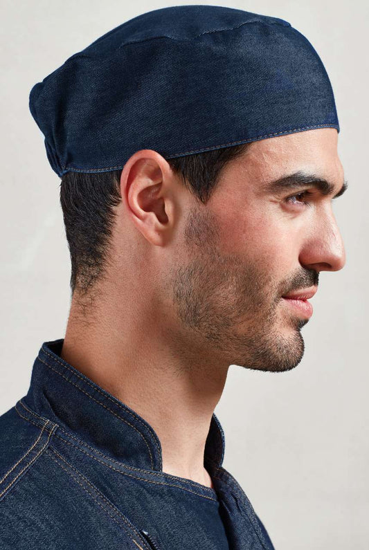 CHEF’S SKULL CAP - Indigo Denim - Main