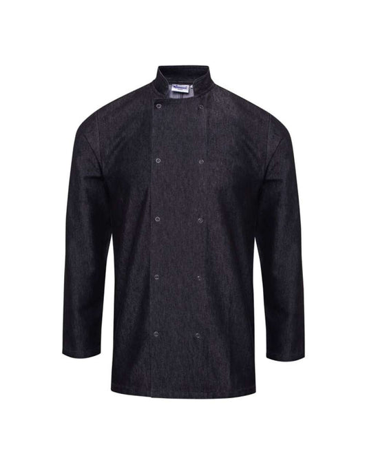 CHEF'S DENIM JACKET - Black Denim - Main