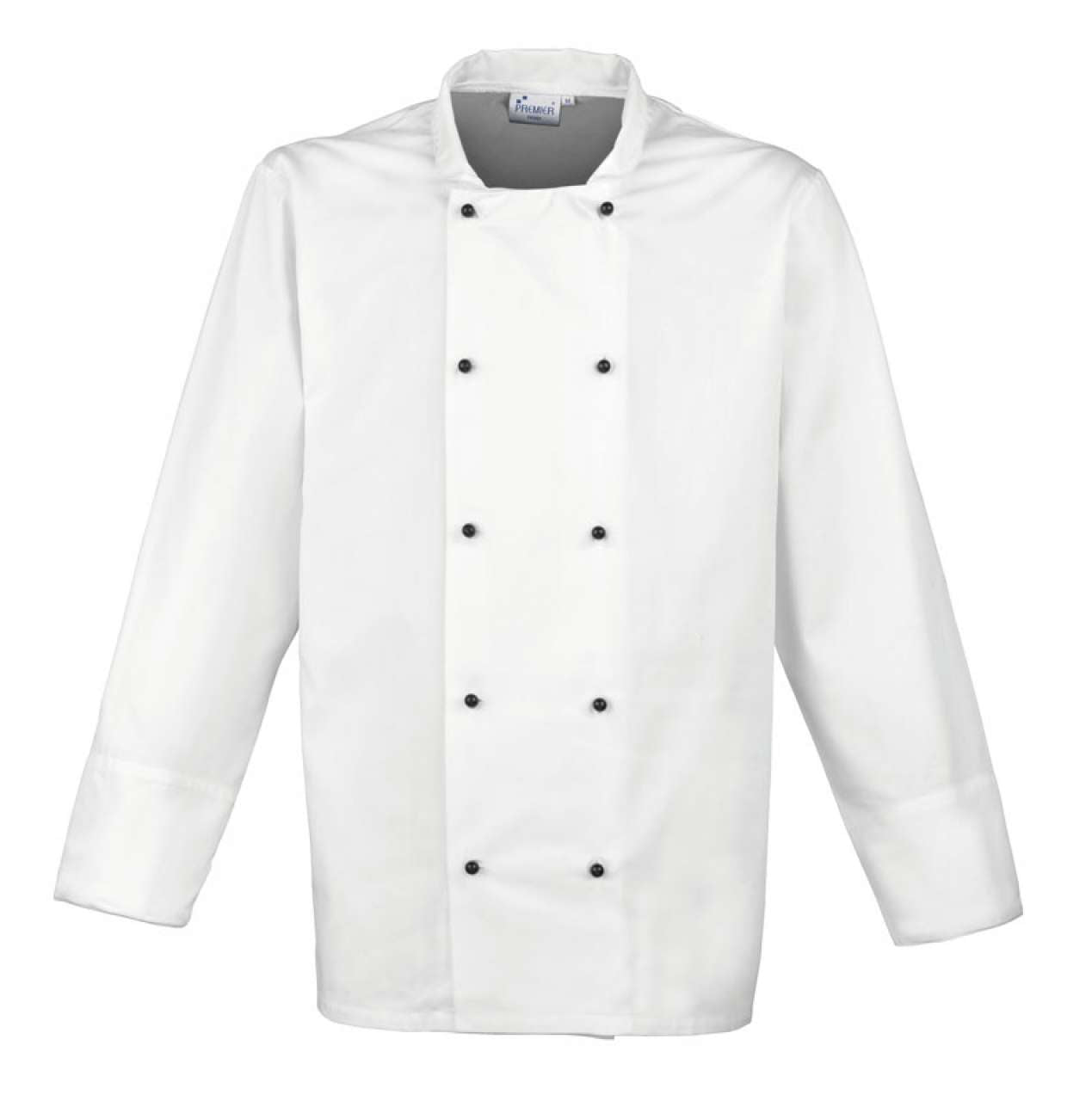 ‘CUISINE' LONG SLEEVE CHEF’S JACKET - White - Main