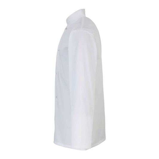 CHEF'S LONG SLEEVE STUD JACKET - White - Main