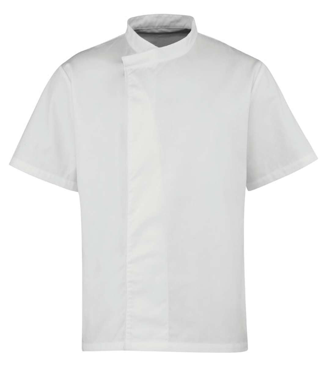 ‘CULINARY’ CHEF’S SHORT SLEEVE PULL ON TUNIC - White - Main
