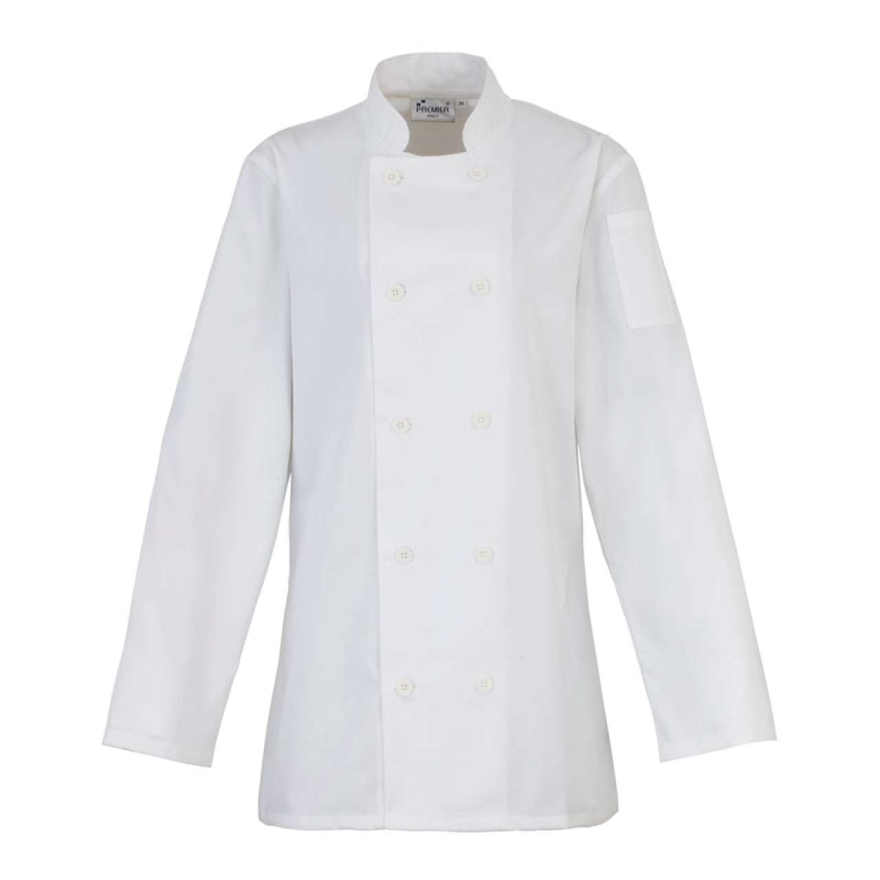 WOMEN'S LONG SLEEVE CHEF'S JACKET - White - Main