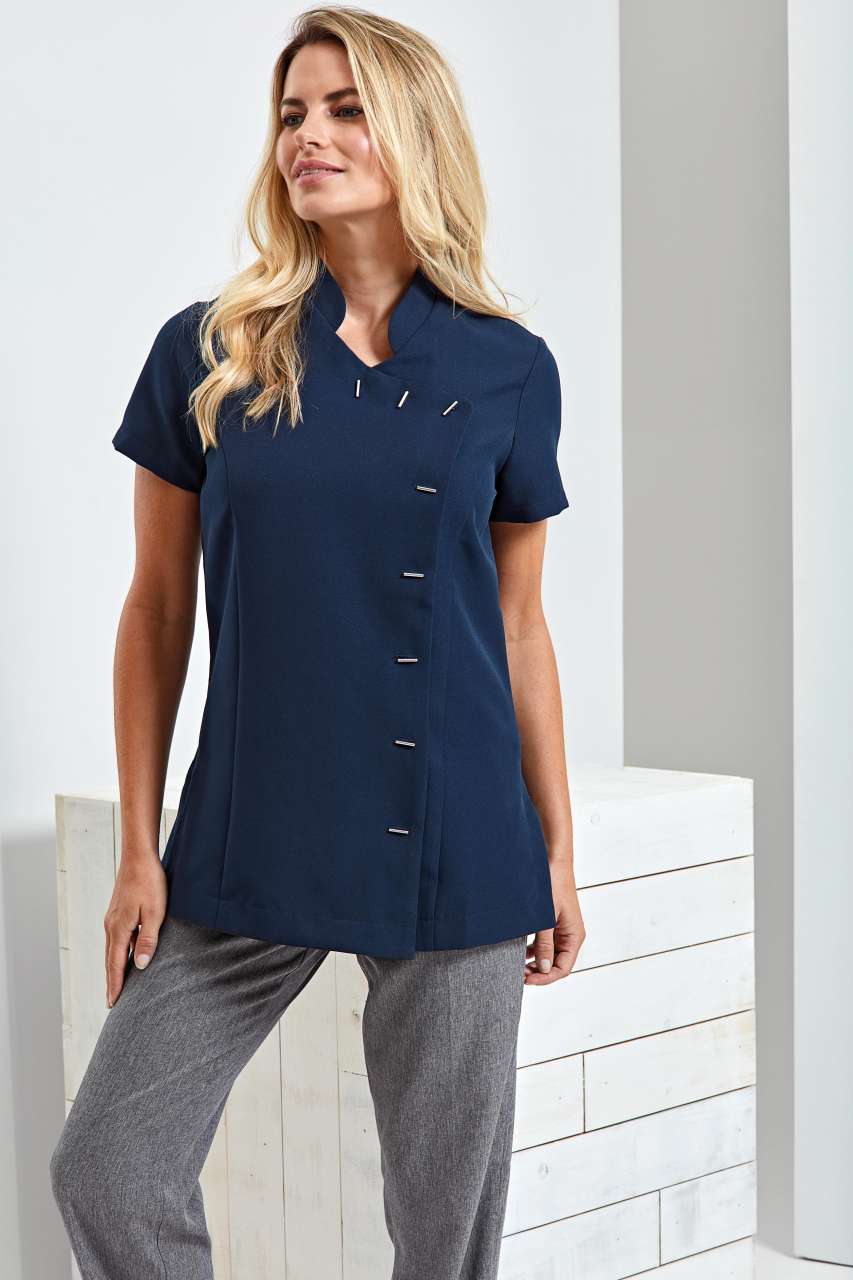 ‘ORCHID’ BEAUTY AND SPA TUNIC - Sapphire - Additional