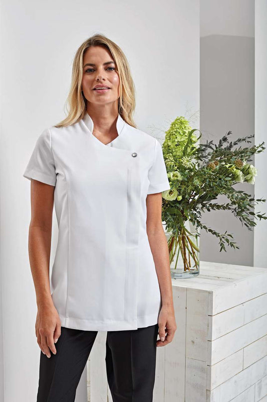 ‘BLOSSOM’ BEAUTY AND SPA TUNIC - White - Main