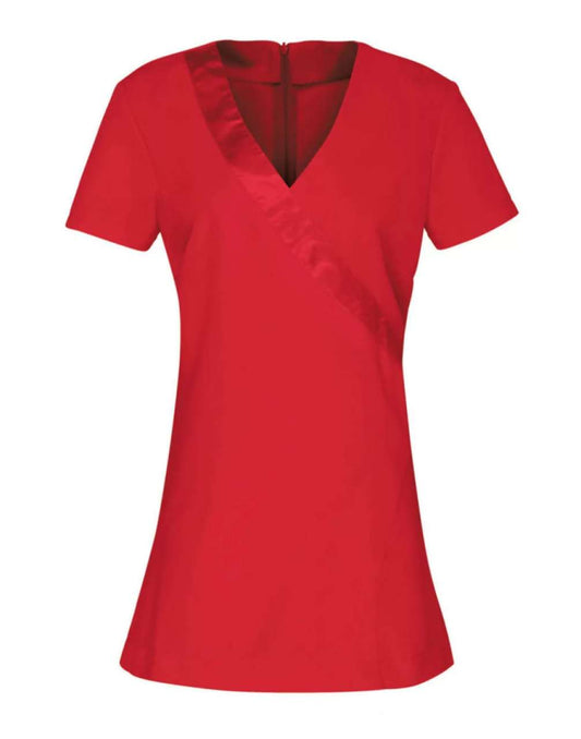 ‘ROSE’ BEAUTY AND SPA TUNIC - Strawberry Red - Main