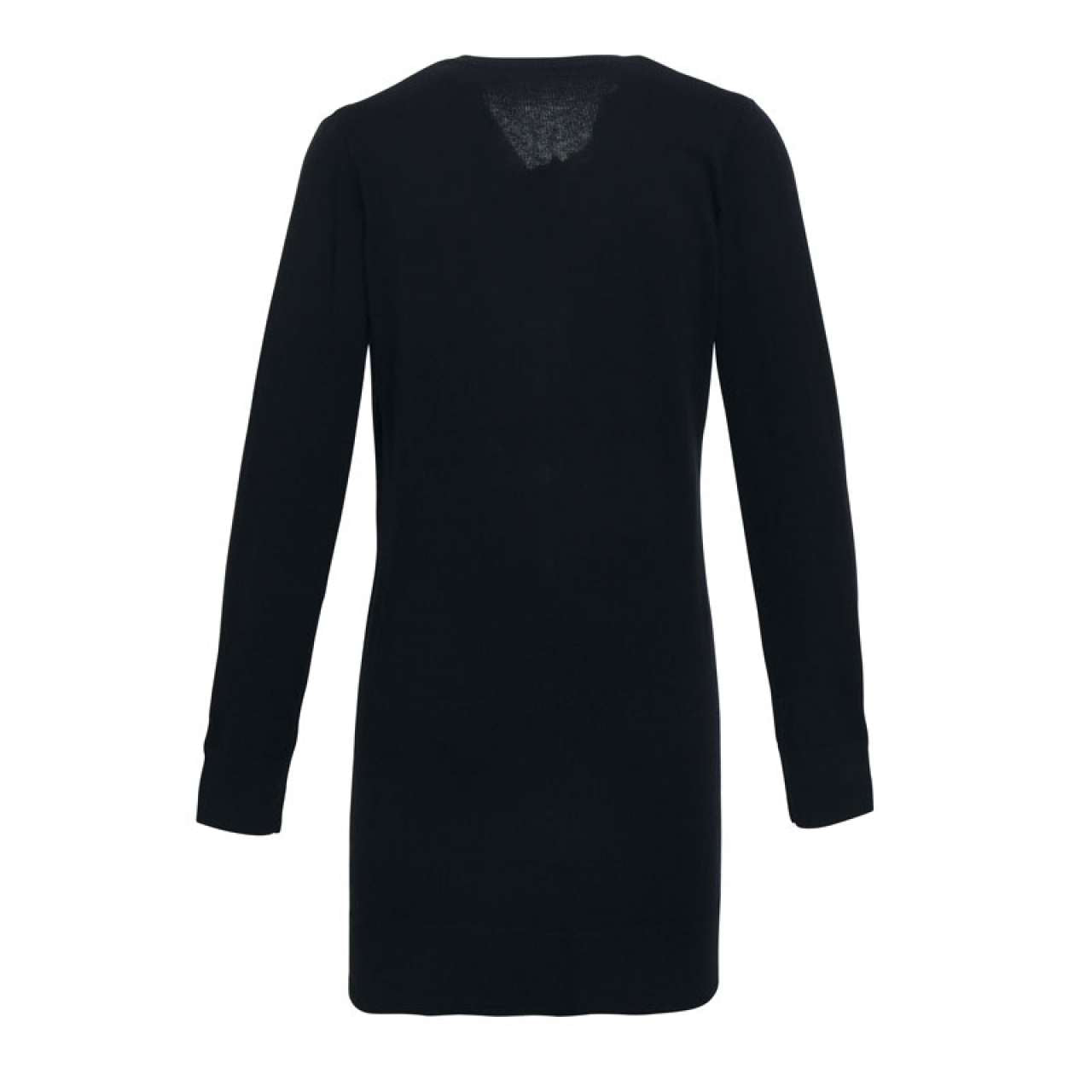 WOMEN'S LONG LENGTH KNITTED CARDIGAN - Black - Main