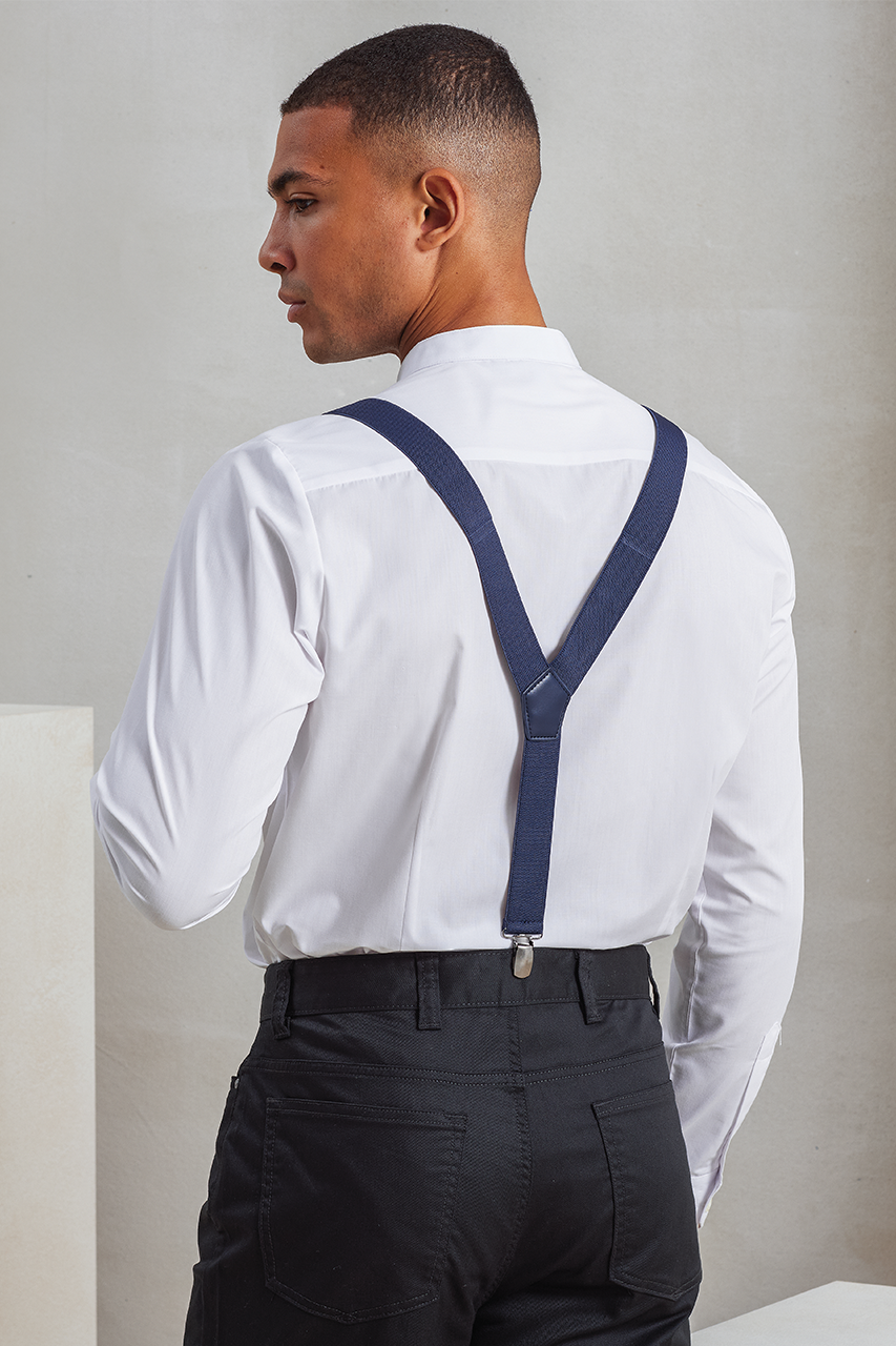 CLIP-ON TROUSER BRACES/SUSPENDERS - Brown - Additional