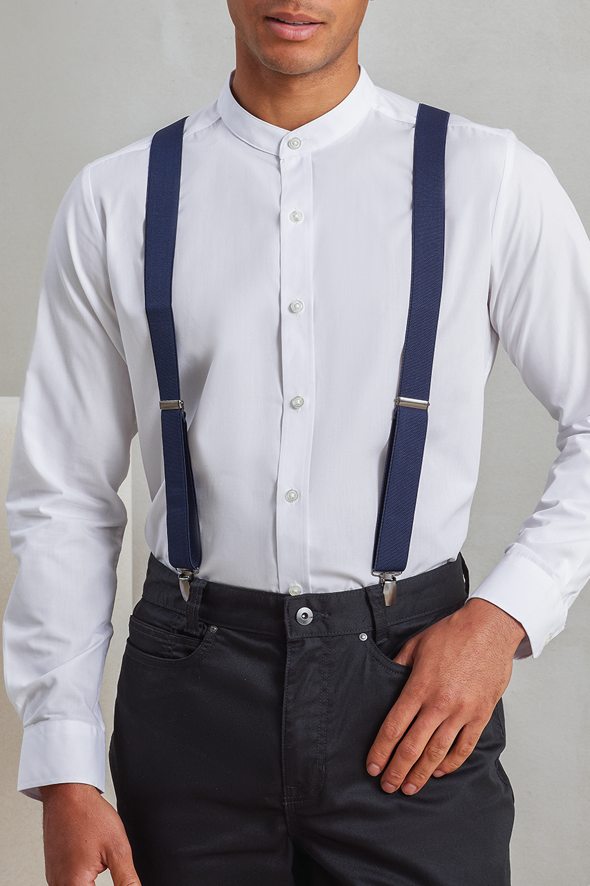 CLIP-ON TROUSER BRACES/SUSPENDERS - Steel - Additional