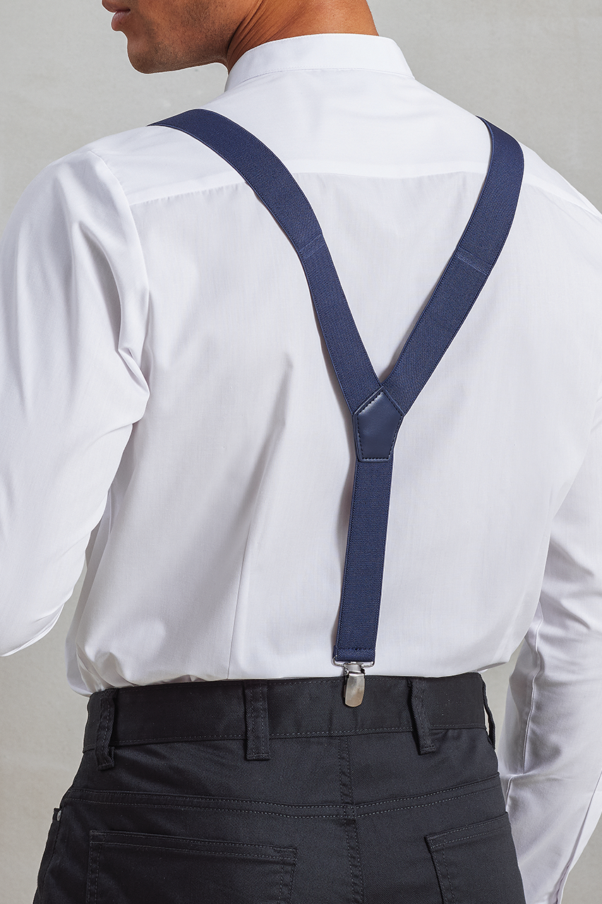 CLIP-ON TROUSER BRACES/SUSPENDERS - Brown - Additional