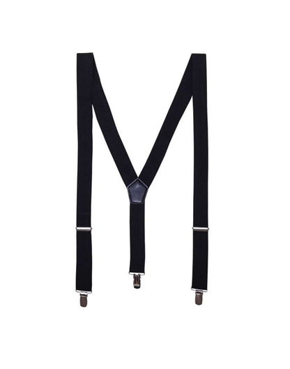 CLIP-ON TROUSER BRACES/SUSPENDERS - Black - Main